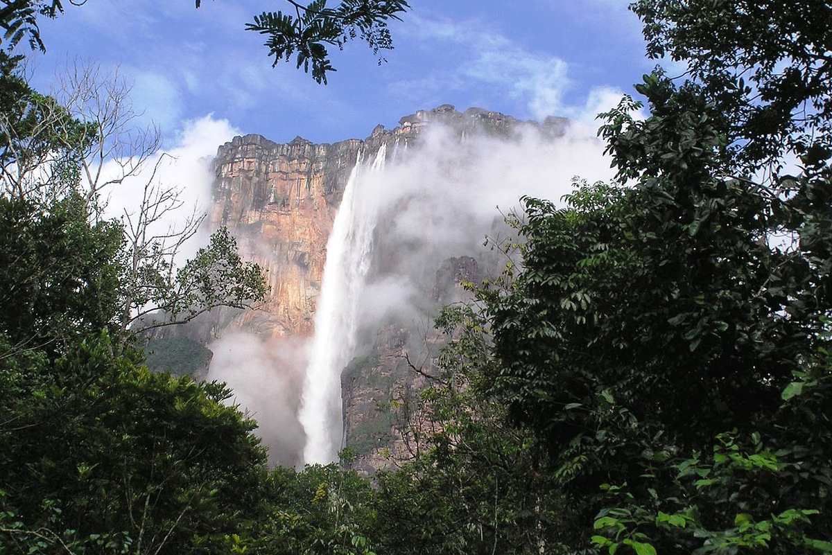 Wodospad Salto Angel - najwyższy wodospad świata