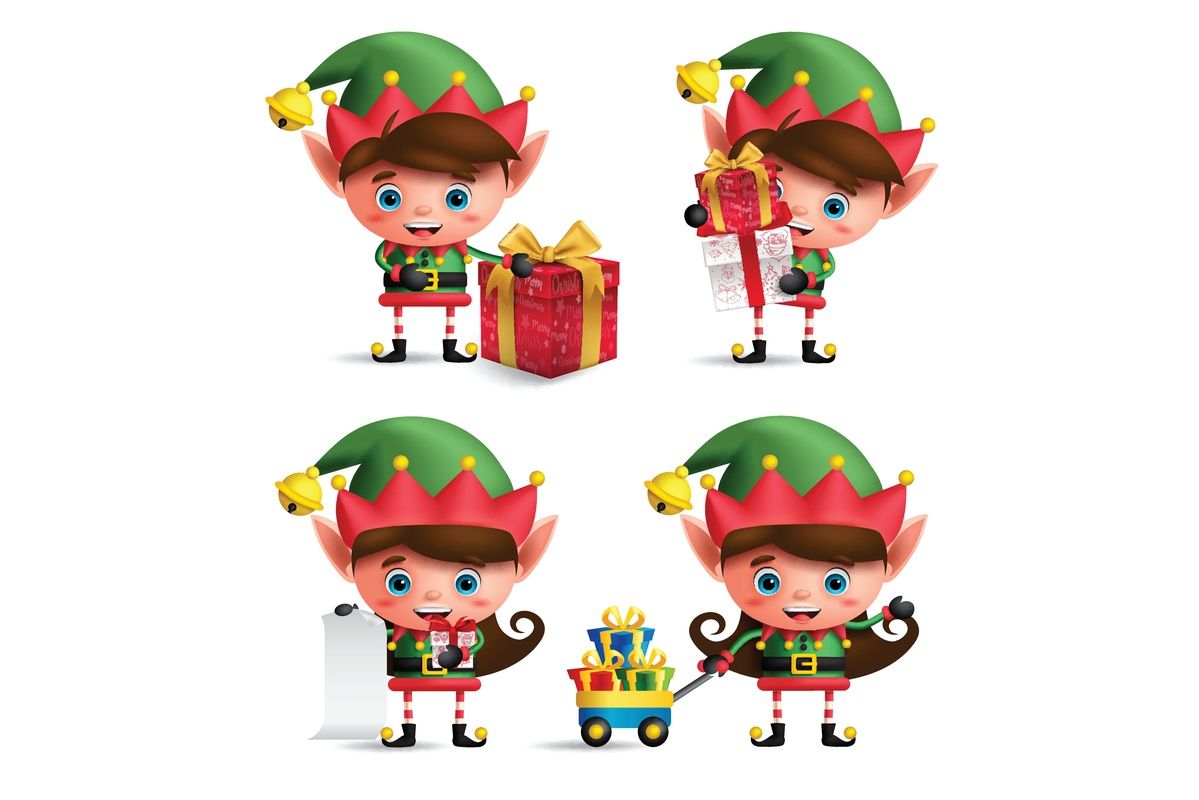 Elfy - pomocnicy świętego Mikołaja