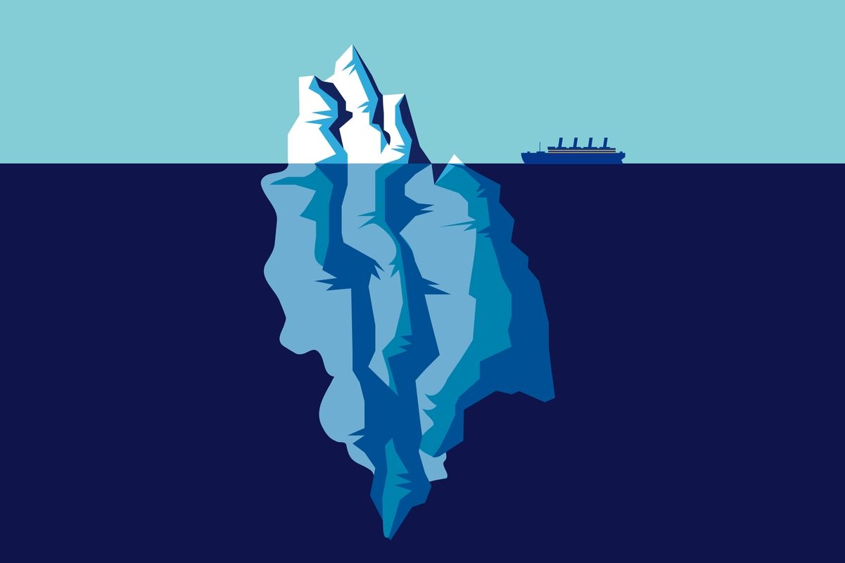 Góra lodowa i Titanic