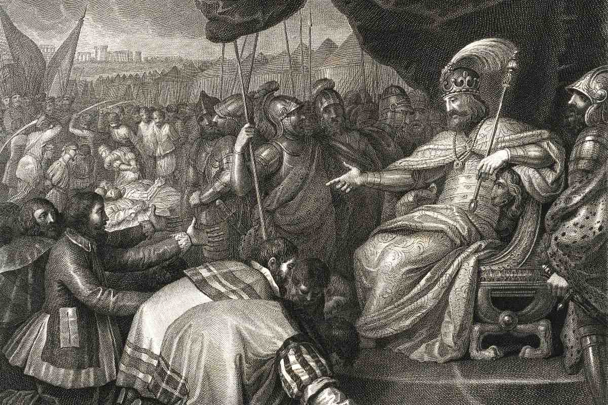 Mieszko II tłumi bunt Pomorzan